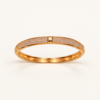 White Stone Pitched Bangle